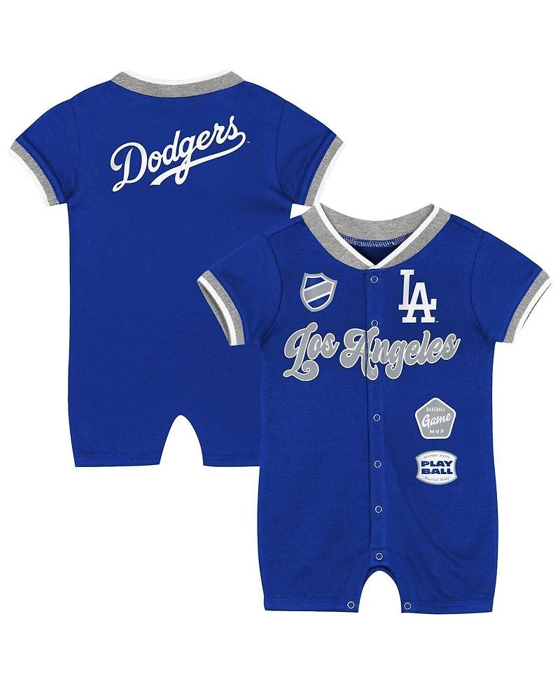 Outerstuff Baby Boys and Girls Royal Los Angeles Dodgers Pinch Coverall
