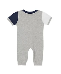 Outerstuff Baby Boys and Girls Gray New York Yankees Hitter Up Full-Zip Jumper