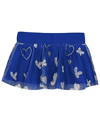 Outerstuff Baby Boys and Girls 3-Piece White/Blue Los Angeles Dodgers Bodysuit, Headband and Skirt Set