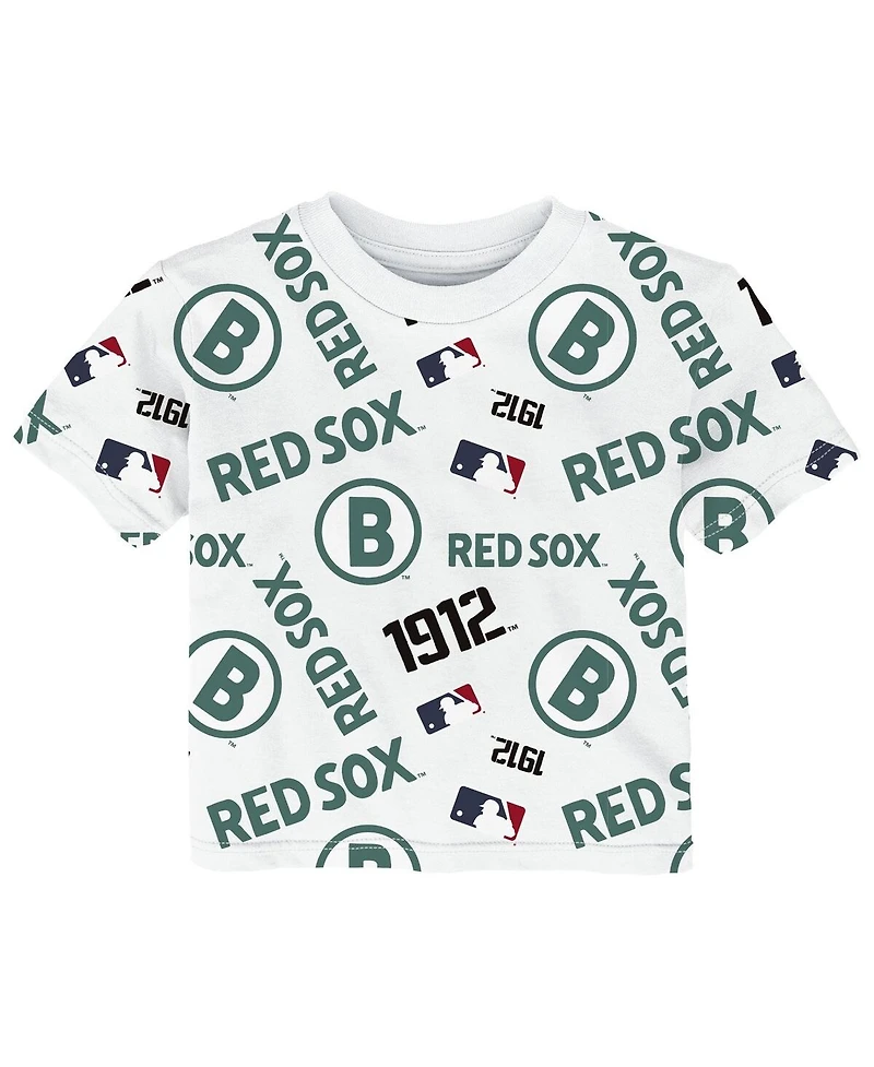 Outerstuff Toddler White Boston Red Sox City Connect Game Day T-Shirt