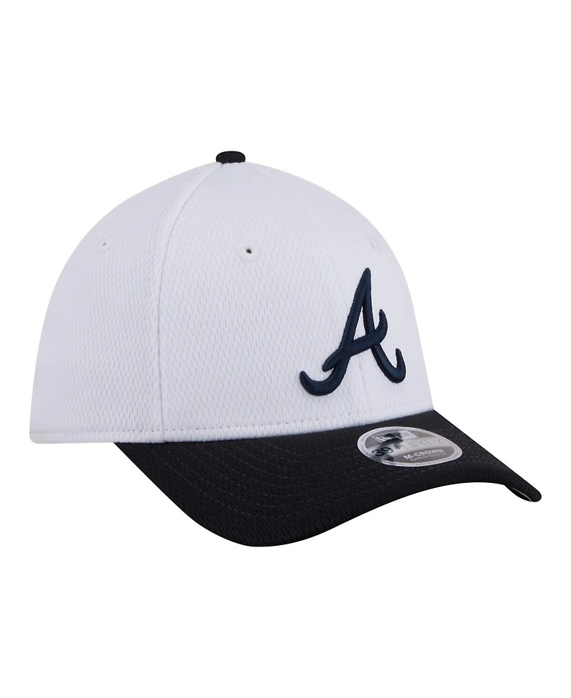 New Era Toddler White Atlanta Braves Baseball 39THIRTY M-Crown Adjustable Hat