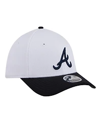 New Era Toddler White Atlanta Braves Baseball 39THIRTY M-Crown Adjustable Hat