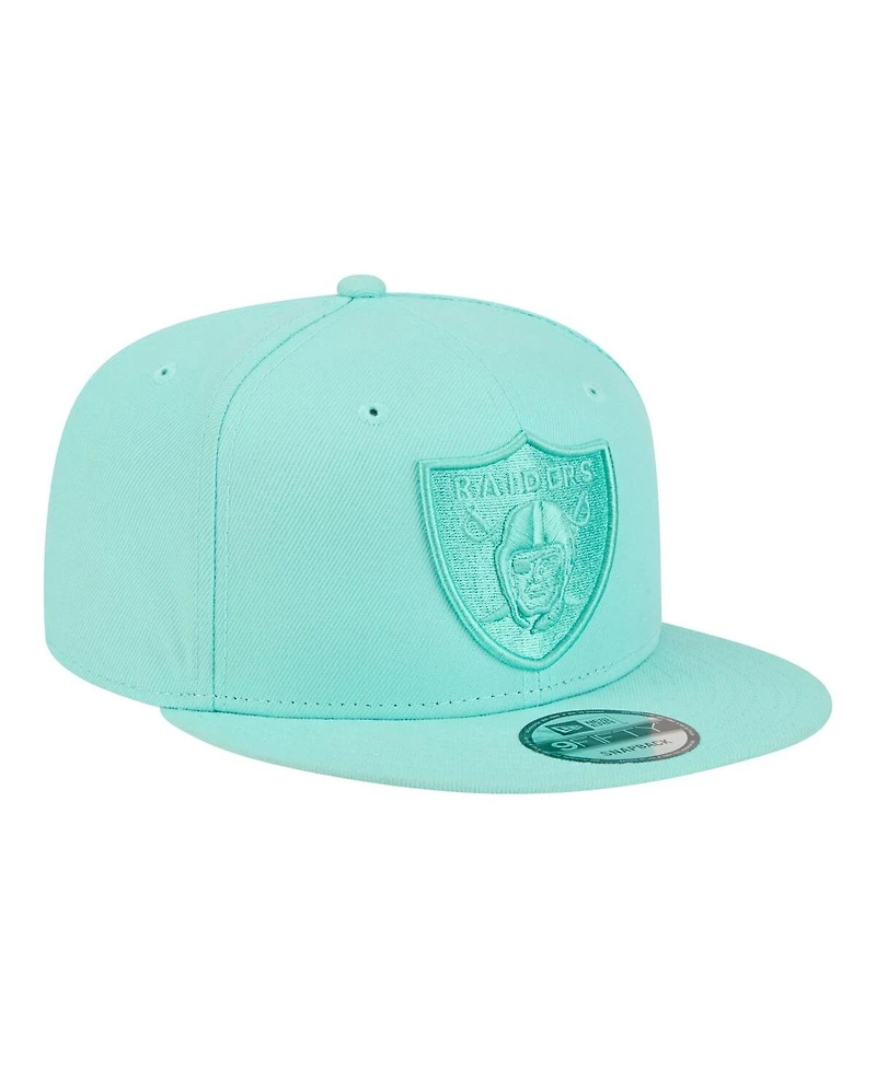 New Era Men's Turquoise Las Vegas Raiders Colorpack 9FIFTY Snapback Hat