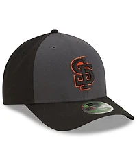 New Era Men's Gray/Black San Francisco Giants Player Replica Alternate 9FORTY M-Crown Adjustable Hat