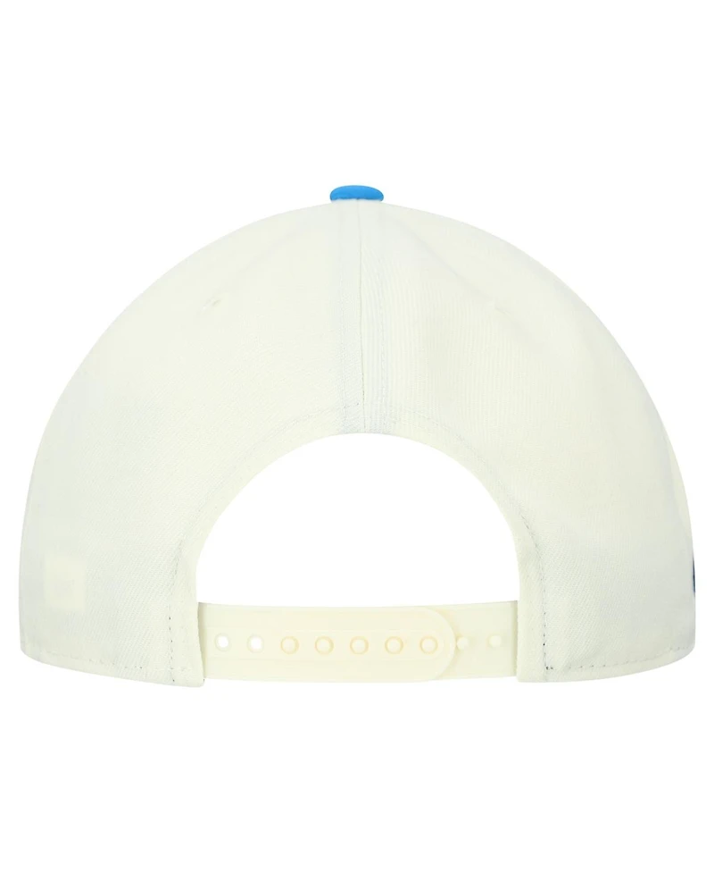 New Era Men's Cream Los Angeles Chargers Upside Down 9FIFTY A-Frame Snapback Hat