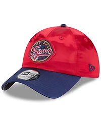 New Era Men's and Women's Red/Navy Indiana Fever 2026 Wnba Draft Casual Classic Adjustable Hat