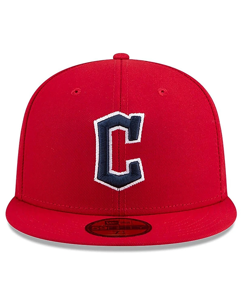 New Era Men's Red Cleveland Guardians 2026 Jackie Robinson Day 59FIFTY Fitted Hat