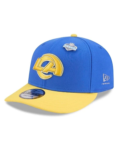 New Era Men's Royal/Gold Los Angeles Rams 2026 Nfl Draft On-Stage 9FIFTY Snapback Hat