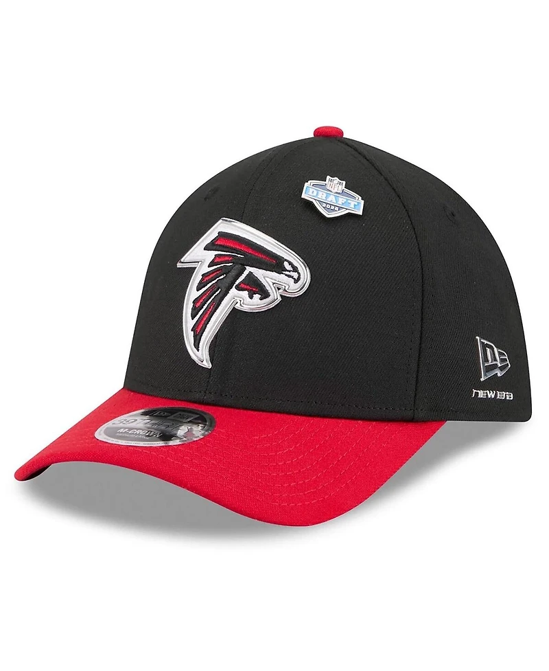 New Era Men's Black/Red Atlanta Falcons 2026 Nfl Draft 39THIRTY M-Crown Flex Hat