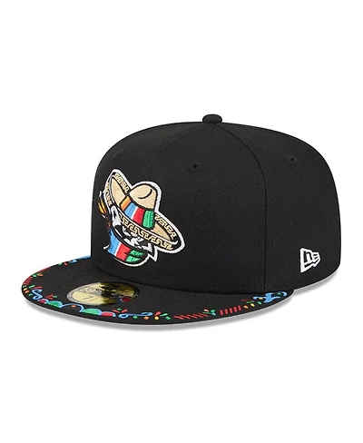 New Era Men's Black Quad Cities River Bandits 2026 Copa De La Diversion 59FIFTY Fitted Hat