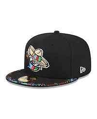 New Era Men's Black Quad Cities River Bandits 2026 Copa De La Diversion 59FIFTY Fitted Hat
