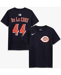Nike Big Boys and Girls Elly De La Cruz Cincinnati Reds Name Number T-Shirt