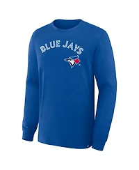 Fanatics Men's Royal Toronto Blue Jays Lock-Up Legacy Long Sleeve T-Shirt