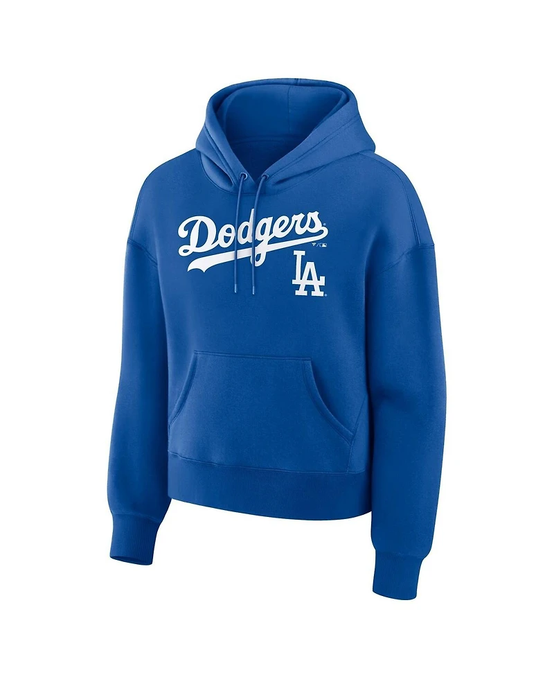 Fanatics Women's Royal Los Angeles Dodgers Lockup Legacy Fleece Hoodie