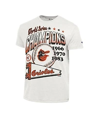 Champion Men's White Baltimore Orioles Winning Tradition Cooperstown Tri-Blend T-Shirt