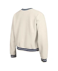 Champion Women's Cream New York Yankees Reverse Weave Sweatshirt