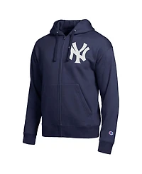 Champion Men's Navy New York Yankees All-Star Full-Zip Hoodie