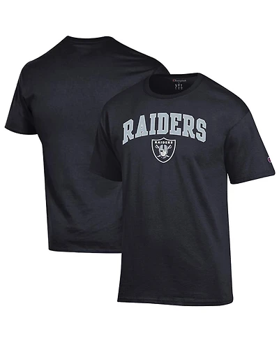 Champion Men's Black Las Vegas Raiders Arch Over Logo T-Shirt