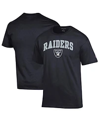 Champion Men's Black Las Vegas Raiders Arch Over Logo T-Shirt