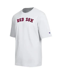 Champion Men's White Boston Red Sox All Star Arched Chenille Wordmark T-Shirt