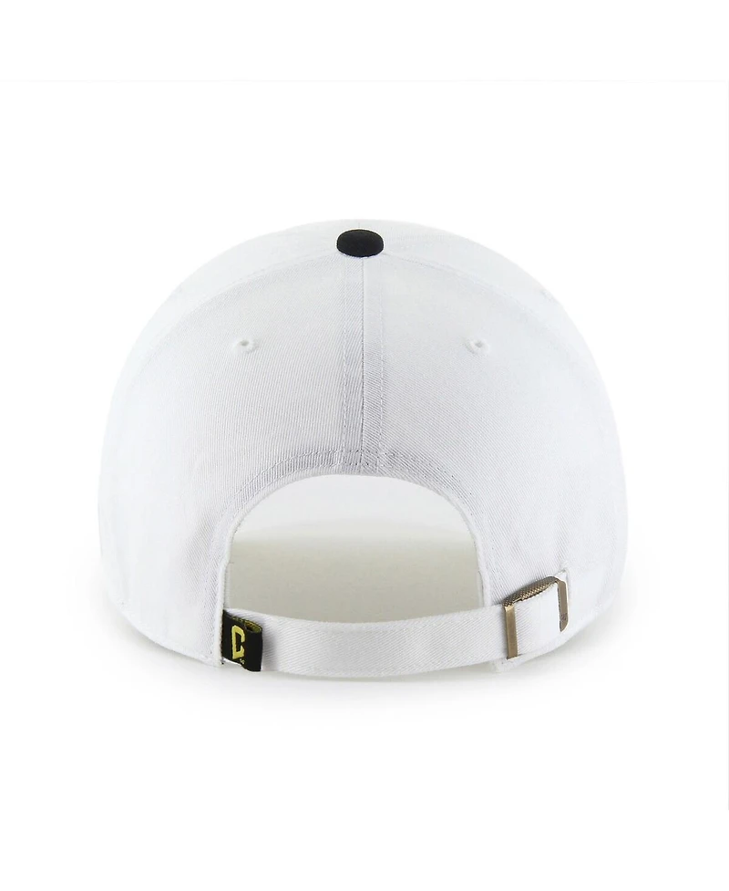 '47 Brand Men's White Columbus Crew Two-Tone Clean Up Adjustable Hat