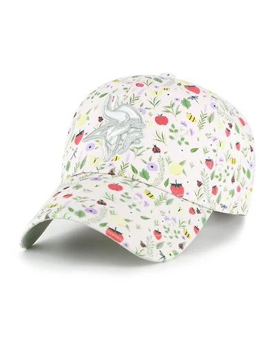 '47 Brand Women's Light Pink Minnesota Vikings Posey Clean Up Adjustable Hat