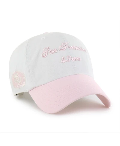'47 Brand Women's White San Francisco 49ers Gelato Two-Tone Clean Up Adjustable Hat