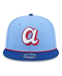 New Era Big Boys and Girls Light Blue Atlanta Braves 2026 City Connect 9FIFTY Snapback Hat