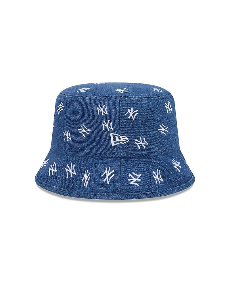 New Era Women's New York Yankees Denim Micro Bucket Hat
