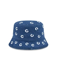 New Era Women's Chicago Cubs Denim Micro Bucket Hat