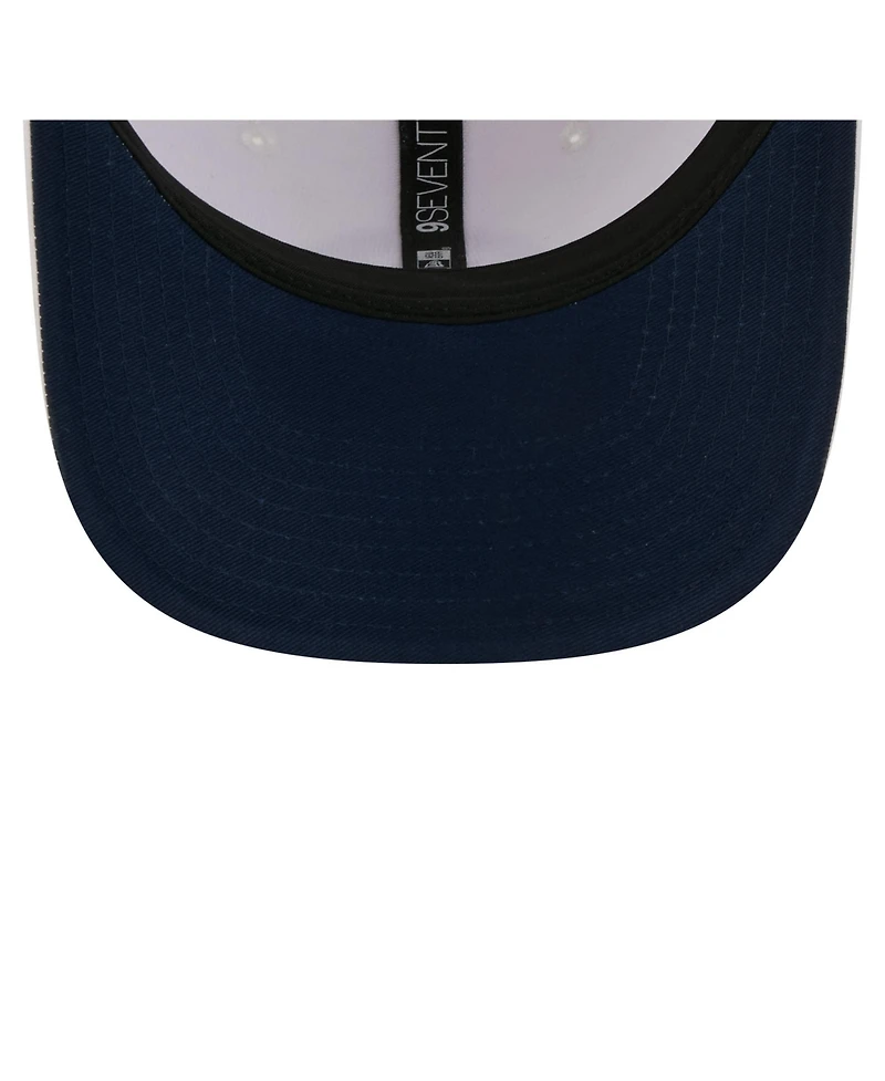 New Era Men's White Seattle Seahawks Coolera 9SEVENTY Adjustable Hat