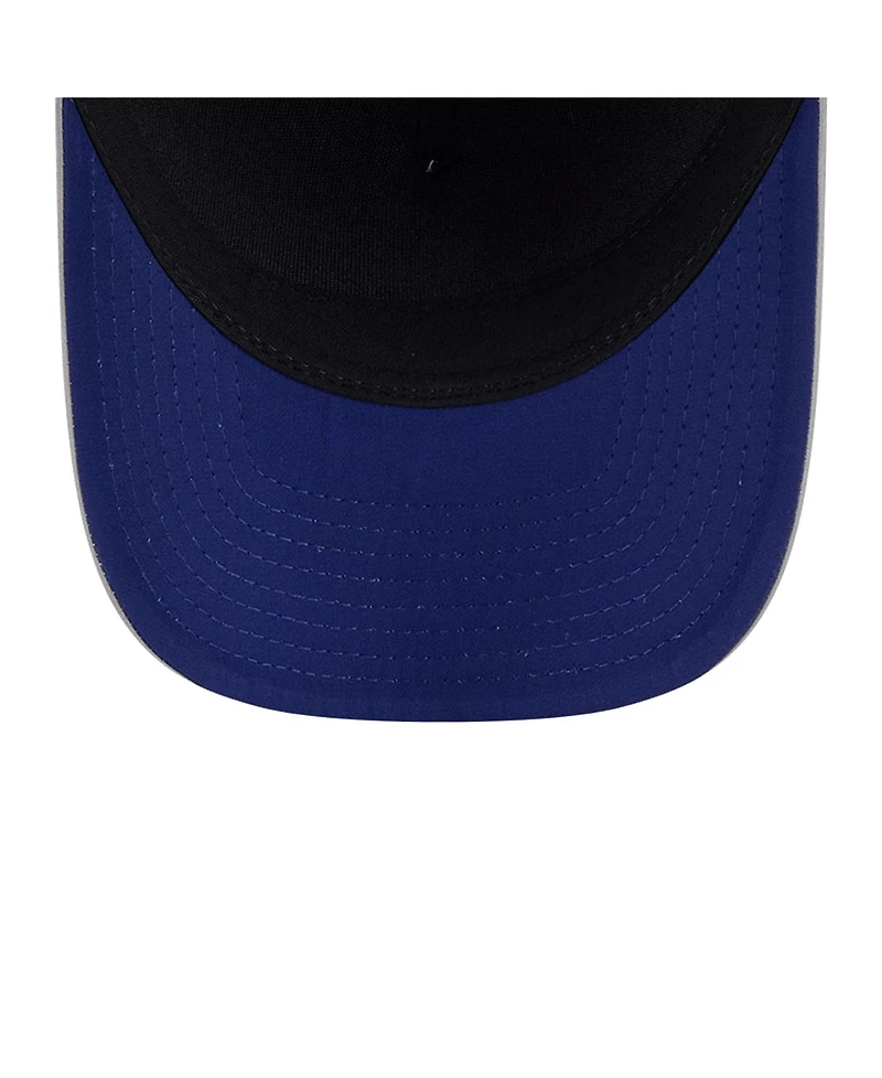 New Era Men's Gray Los Angeles Dodgers Micro Logo 9FORTY M-Crown A-Frame Adjustable Hat