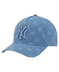New Era Men's Denim New York Yankees A-Frame 9FORTY Adjustable Hat