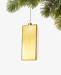 Holiday Lane All About You Gold Bar Ornament, Exclusively at Macy's