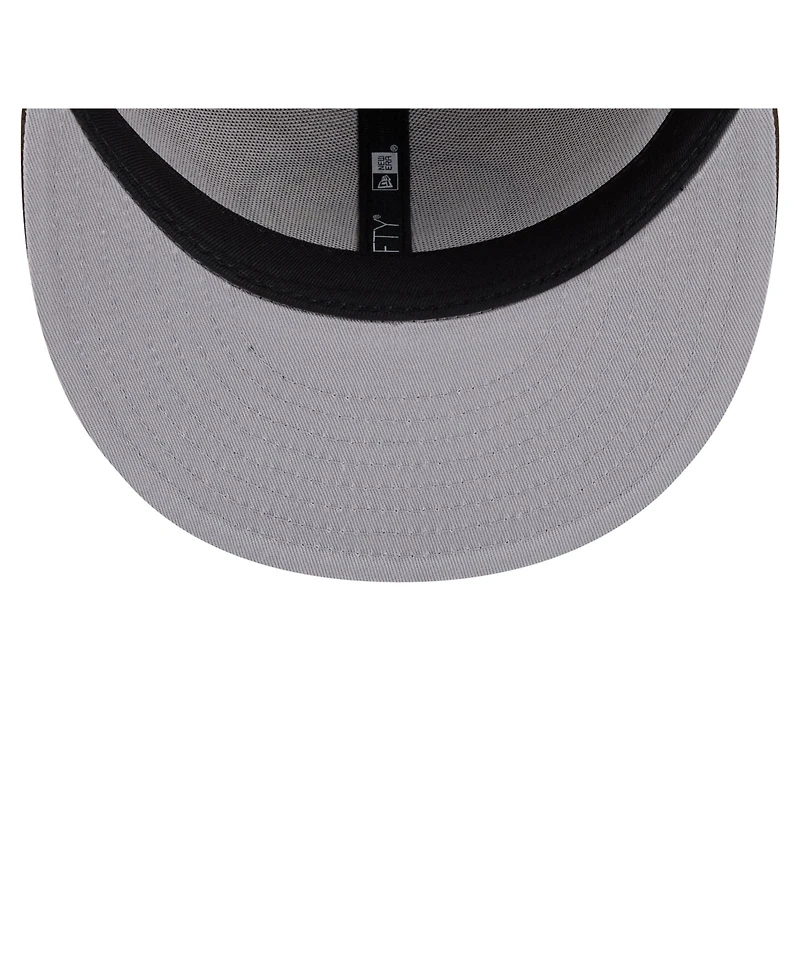 New Era Men's Light Brown/Dark Brown Green Bay Packers Two-Tone Walnut 59FIFTY Fitted Hat