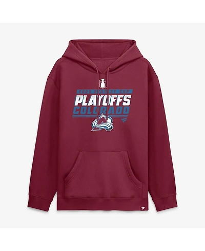 Fanatics Men's Burgundy Colorado Avalanche 2026 Stanley Cup Playoffs Hoodie