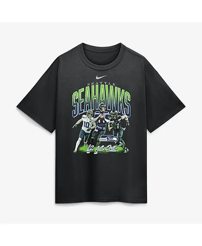 Nike Men's Black Seattle Seahawks 12 As One Loose T-Shirt