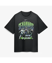 Nike Men's Black Seattle Seahawks 12 As One Loose T-Shirt