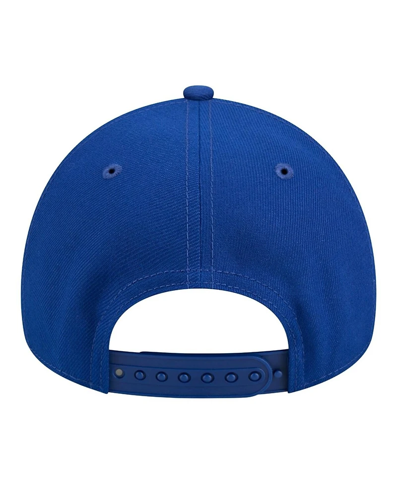 New Era Big Boys and Girls Blue New York Rangers 9FORTY A-Frame Adjustable Hat
