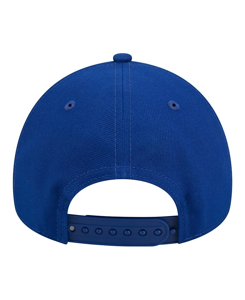 New Era Big Boys and Girls Blue New York Knicks 9FORTY A-Frame Adjustable Hat
