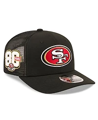 New Era Men's Black San Francisco 49ers 80th Anniversary 9SEVENTY Trucker Adjustable Hat