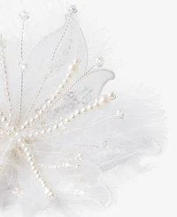 Holiday Lane Gilded Glamour Feather Flower Clip, Macy's Exclusive