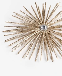 Holiday Lane Gilded Glamour Plastic Starburst Ornament, Macy's Exclusive