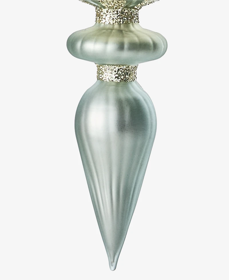 Holiday Lane Gilded Glamour Glass Finial Ornament, Macy's Exclusive