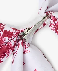 Holiday Lane Holiday Toile Bow Ornament with Clip, Macy's Exclusive