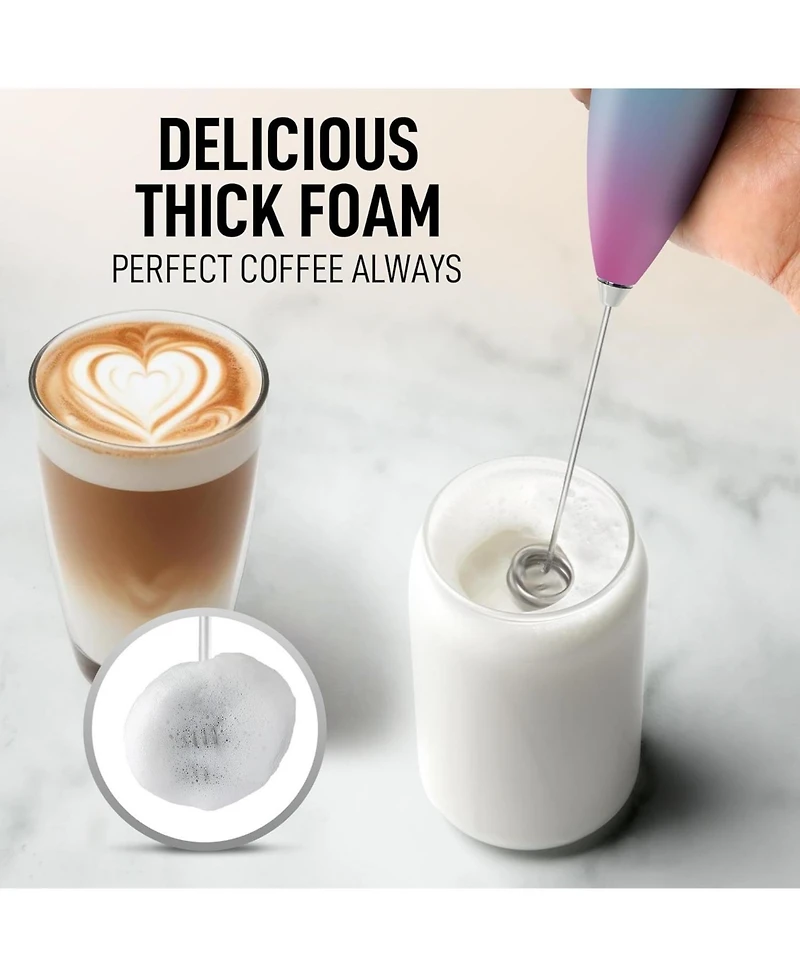 Handheld High Powered Double Whisk Milk Frother