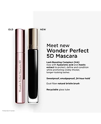 Clarins Wonder Perfect 5D Volumizing and Lengthening Mascara, 0.2 oz.