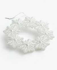 Holiday Lane Iced Delight Mini Wreath Ornament, Macy's Exclusive