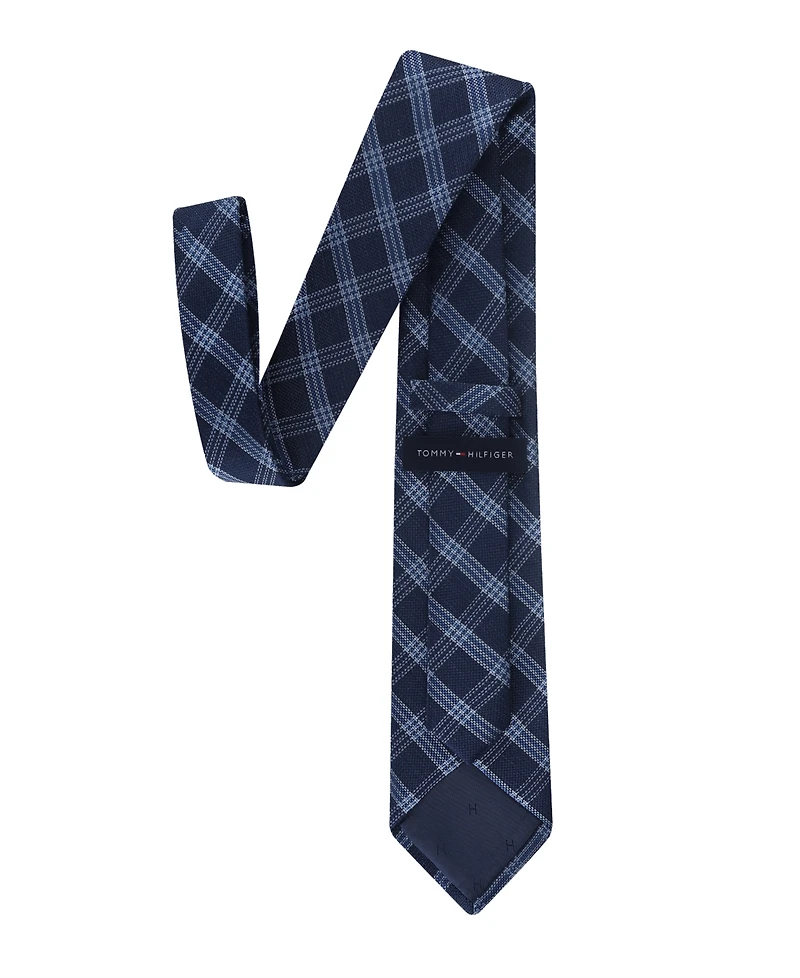 Tommy Hilfiger Men's Gentry Grid Pattern Classic Tie