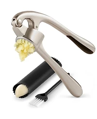 Premium Garlic Press Set - Rust Proof & Dishwasher Safe Professional Garlic Mincer Tool